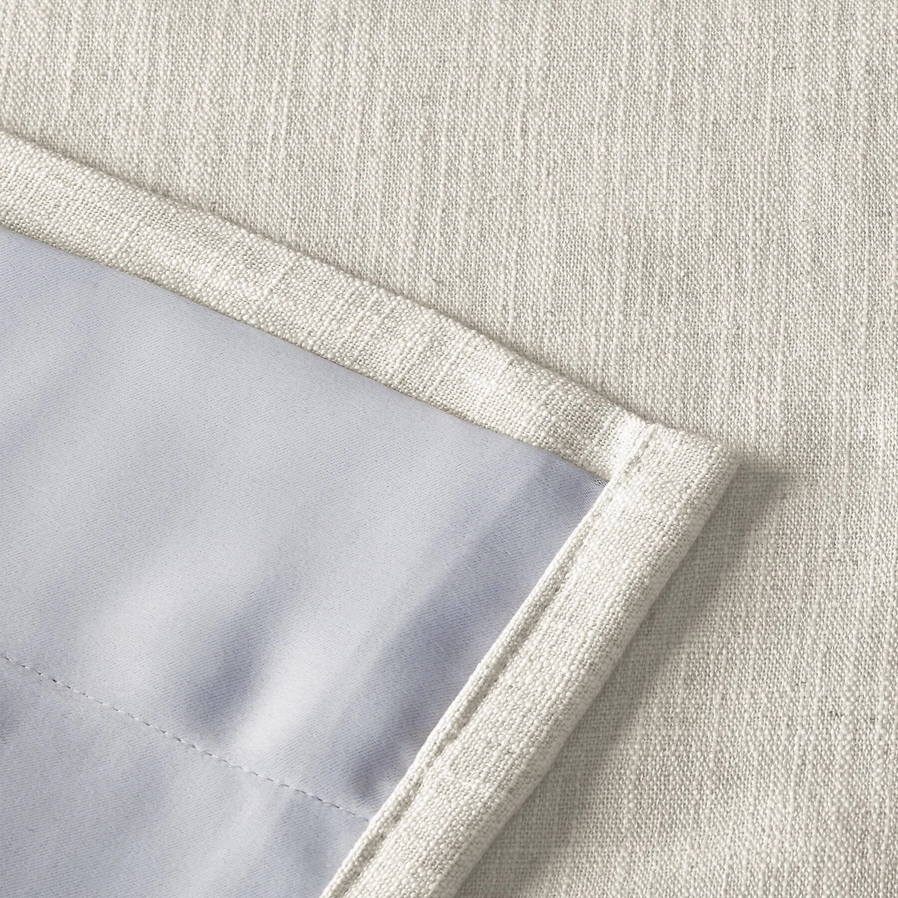 Zoe Linen Curtain Pleated