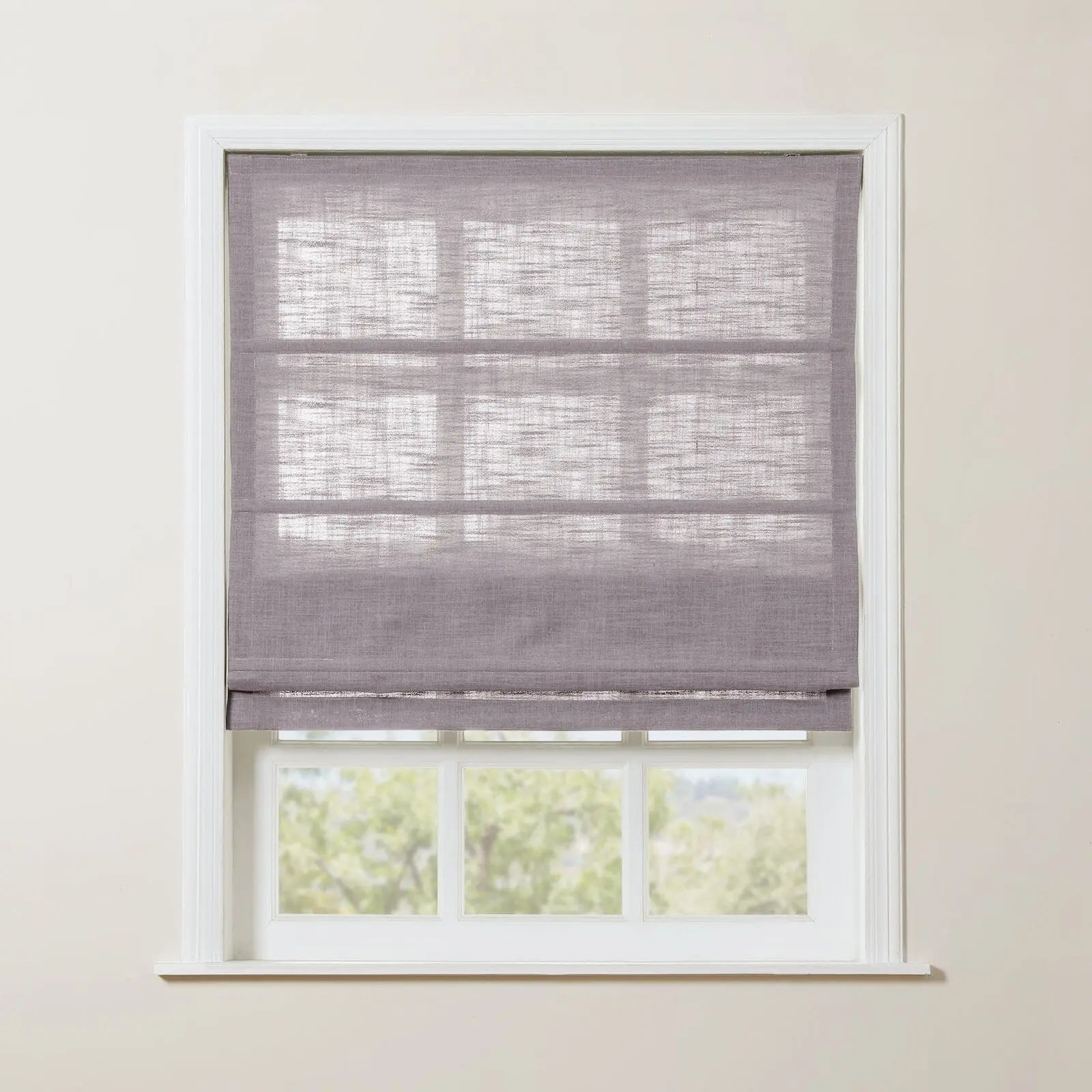 Zoe Linen Roman Shade Cordless