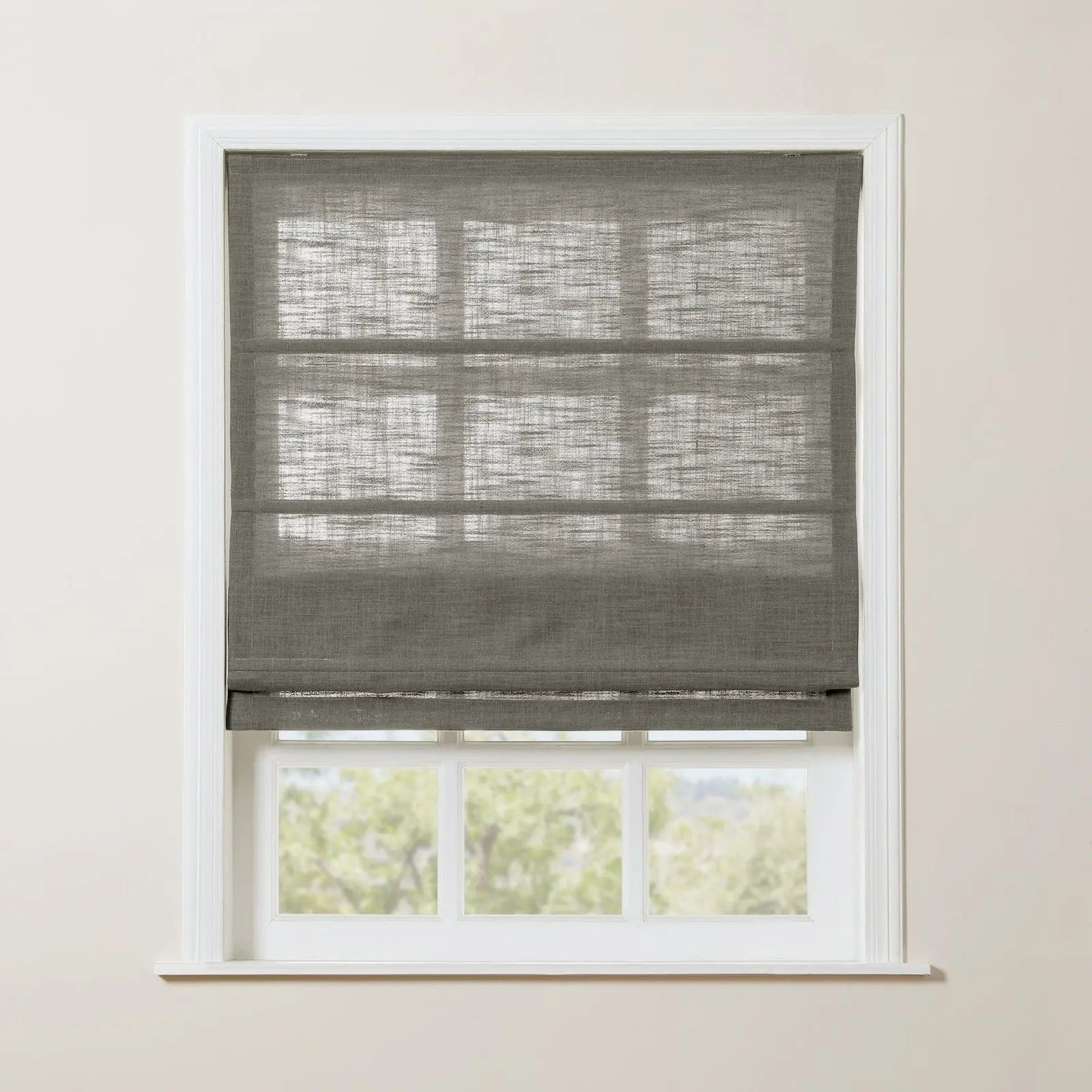 Zoe Linen Roman Shade Cordless