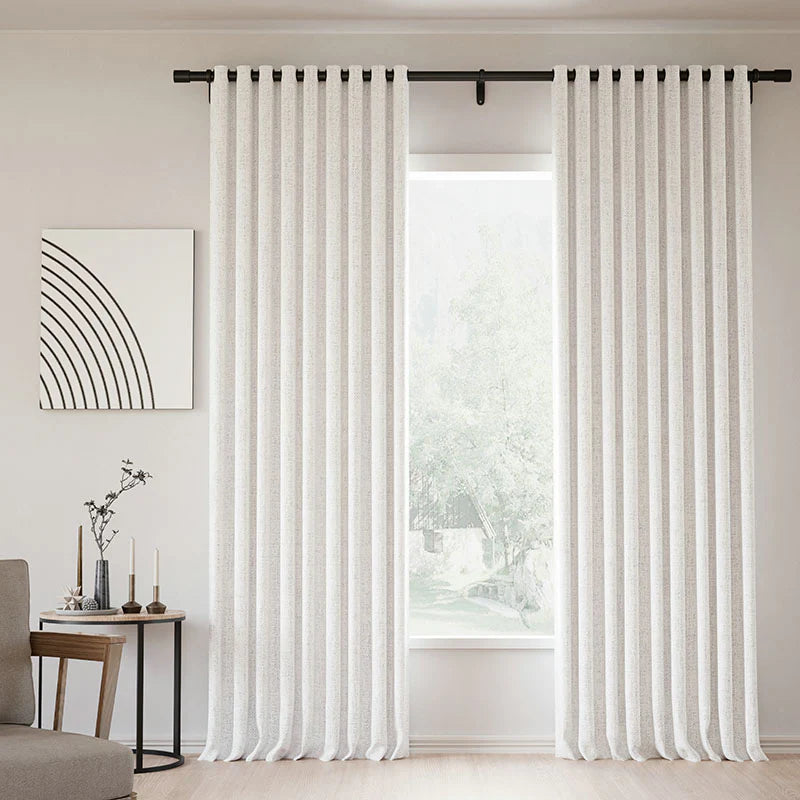 Zoe Linen Curtain Grommet